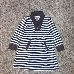 Girls Gymboree size 3T velour stripe dress  cute !